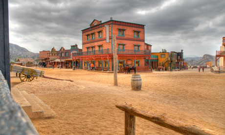 Set for a western in Spain's Tabernas desert. Photograph courtesy of Getty Images/Flickr.