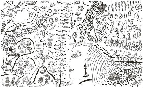 Love Forever [Taow] by Yayoi Kusama (detail only). Photo courtesy of Ota Fine Arts.