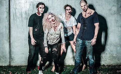 Zombies celebrate the season of the (un)dead! Image courtesy of Universal Studios Singapore.