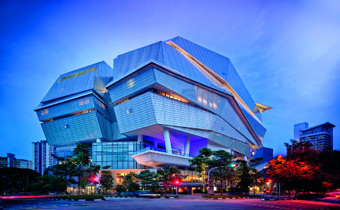 The Star Vista shopping mall at Buona Vista. Photo courtesy of the World Architecture Festival.
